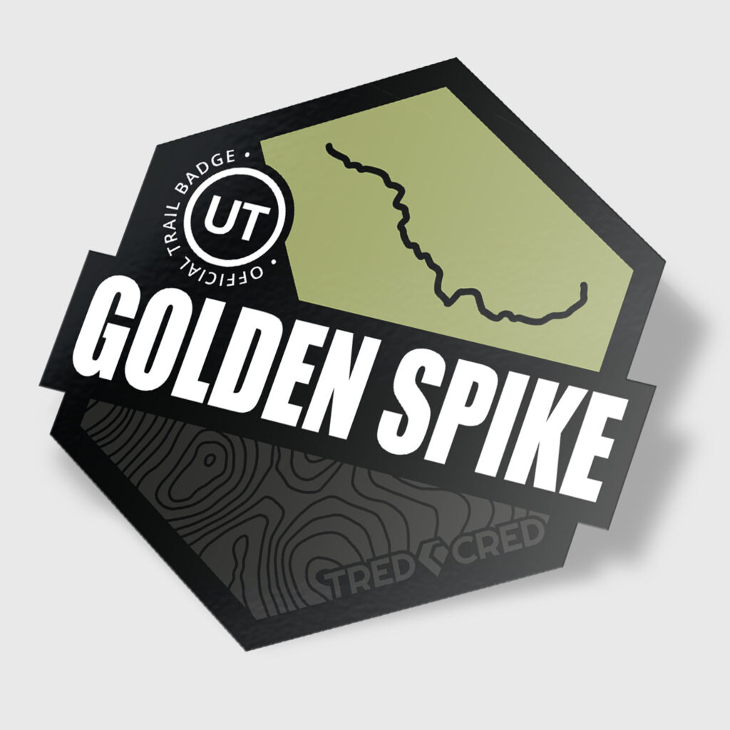 Golden Spike Trail Sticker - Tred Cred