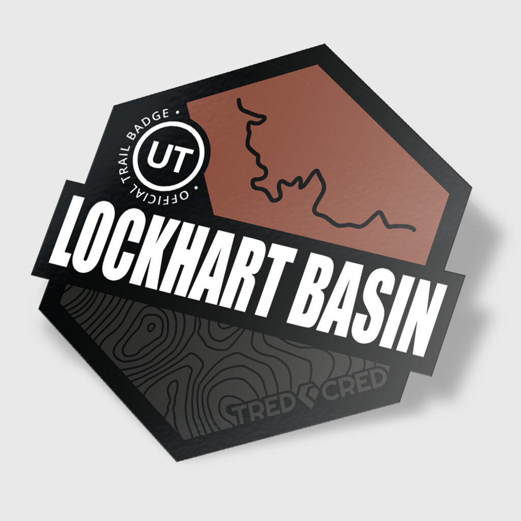 Lockhart Basin Trail Sticker - Tred Cred