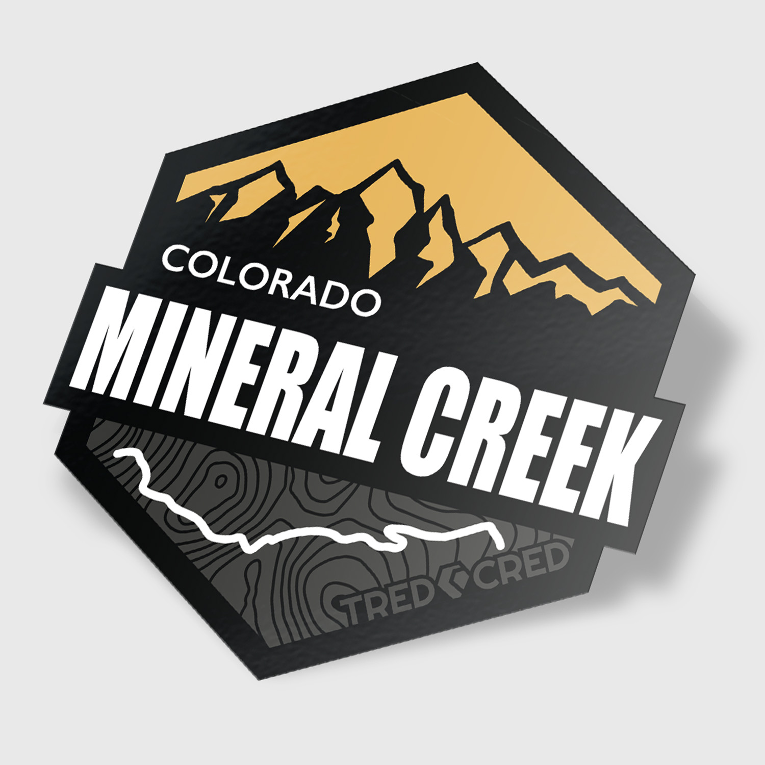 Mineral Creek Trail Sticker - Tred Cred