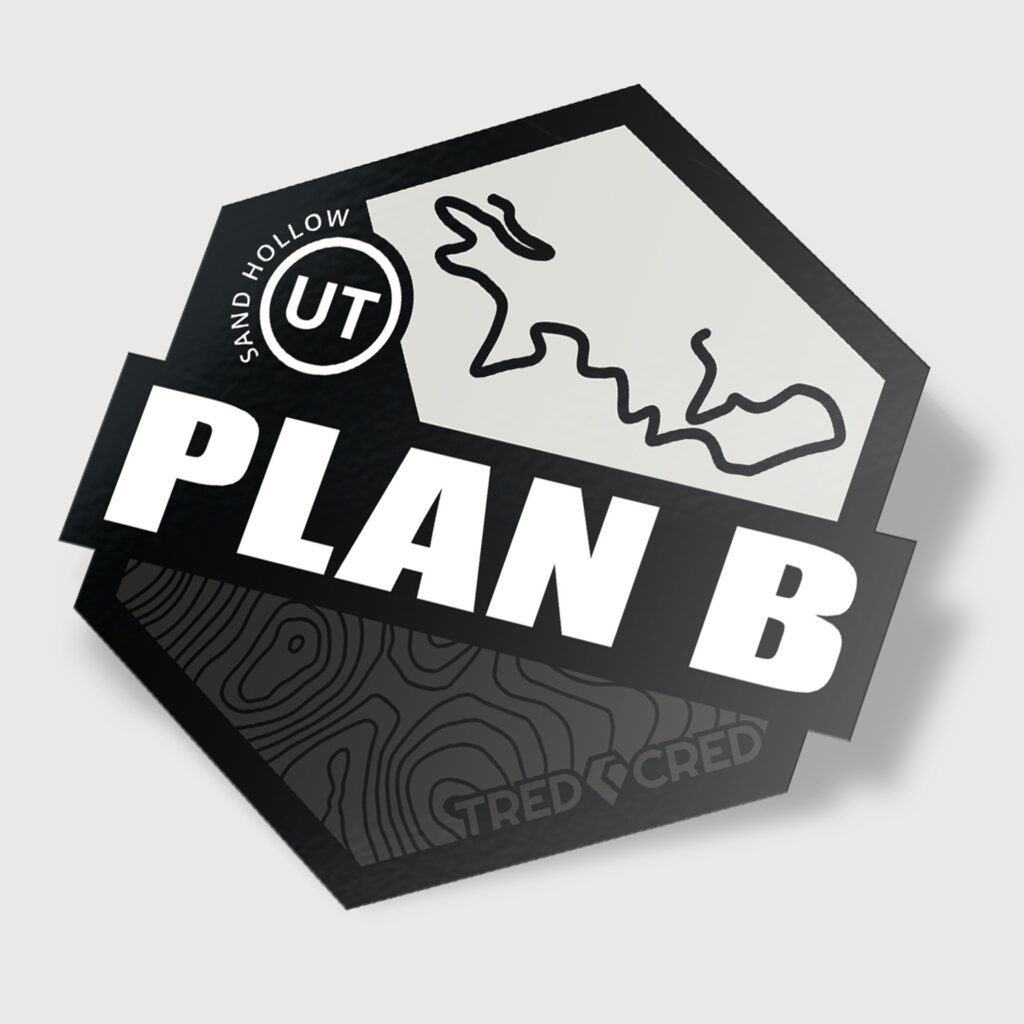 Plan B Trail Sticker - Tred Cred