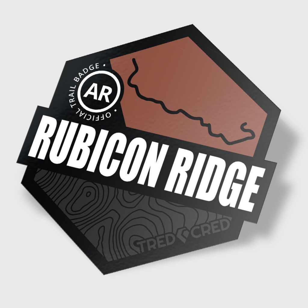 Rubicon Ridge Trail Sticker - Tred Cred