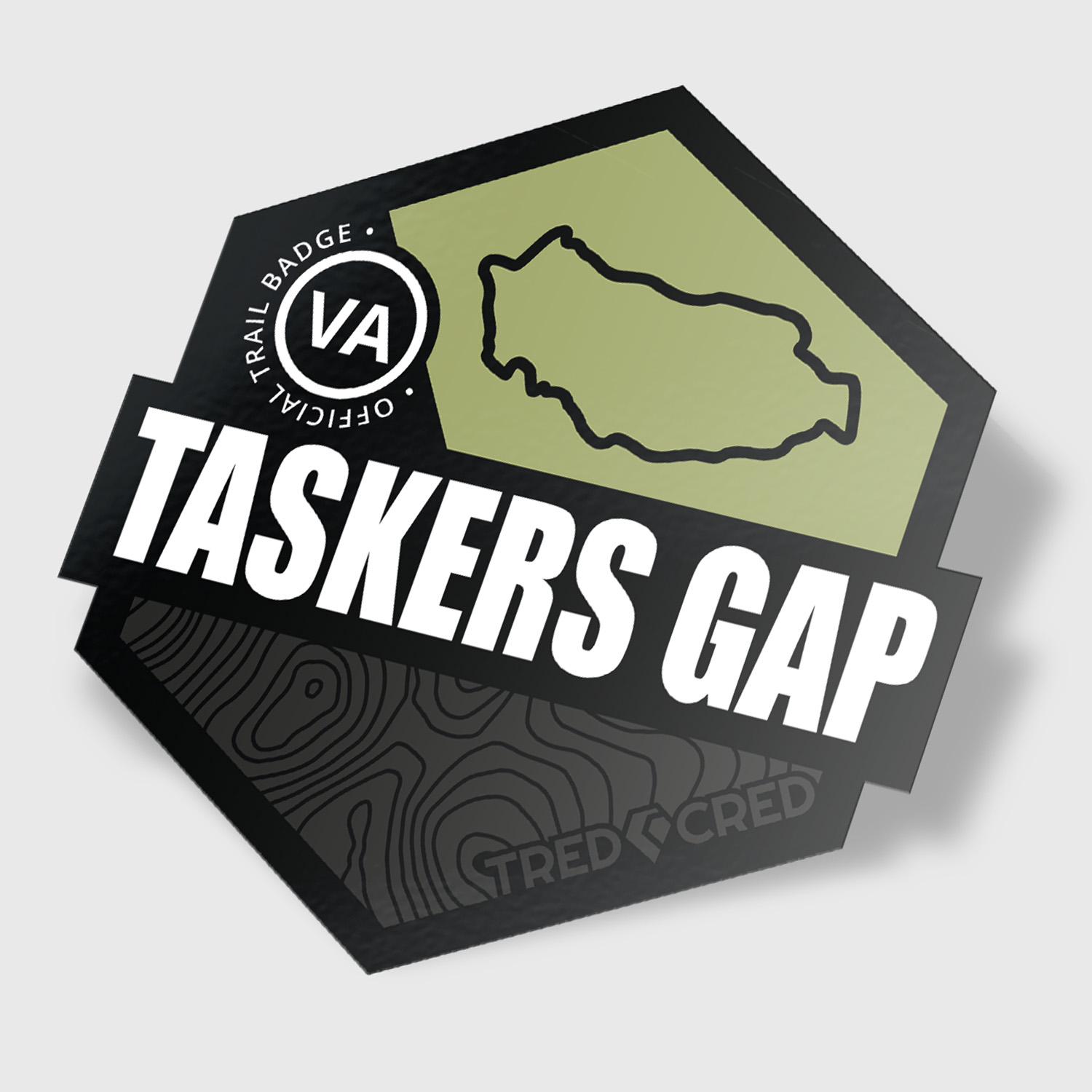Wow pille Opdater Taskers Gap Trail Sticker - Tred Cred