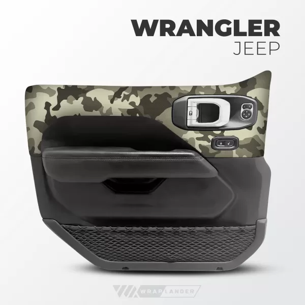 Door Wraps | Jeep Wrangler: Camo