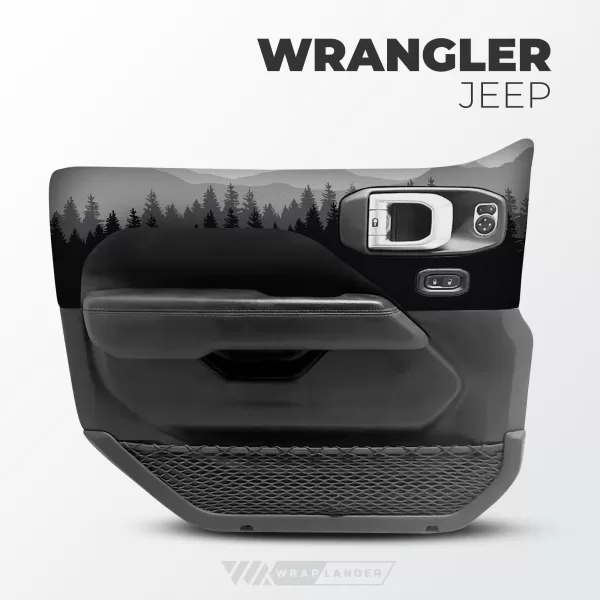 Door Wraps | Jeep Wrangler: Forest