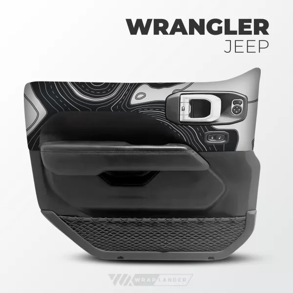 Door Wraps | Jeep Wrangler: Topo